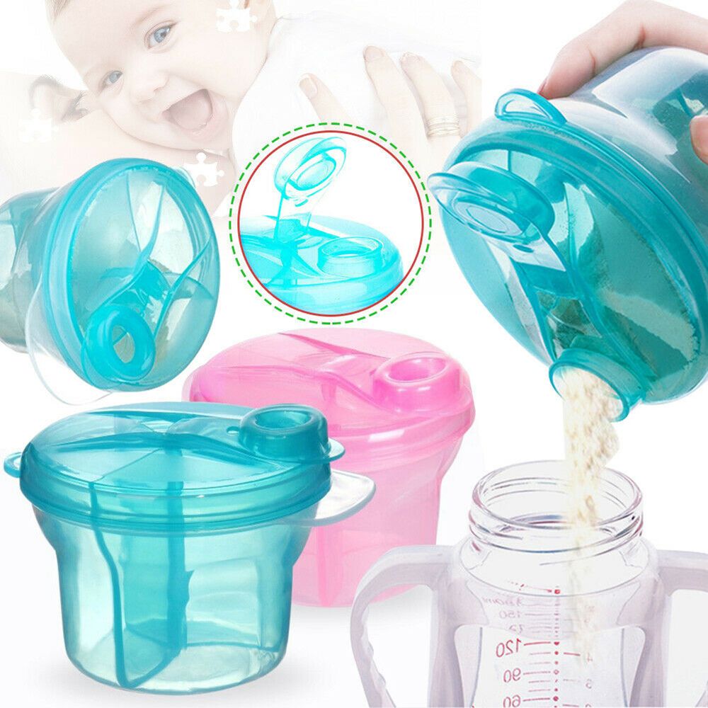 Baby Food Storage Jar - Contenedor de fórmula de 3 dosis,