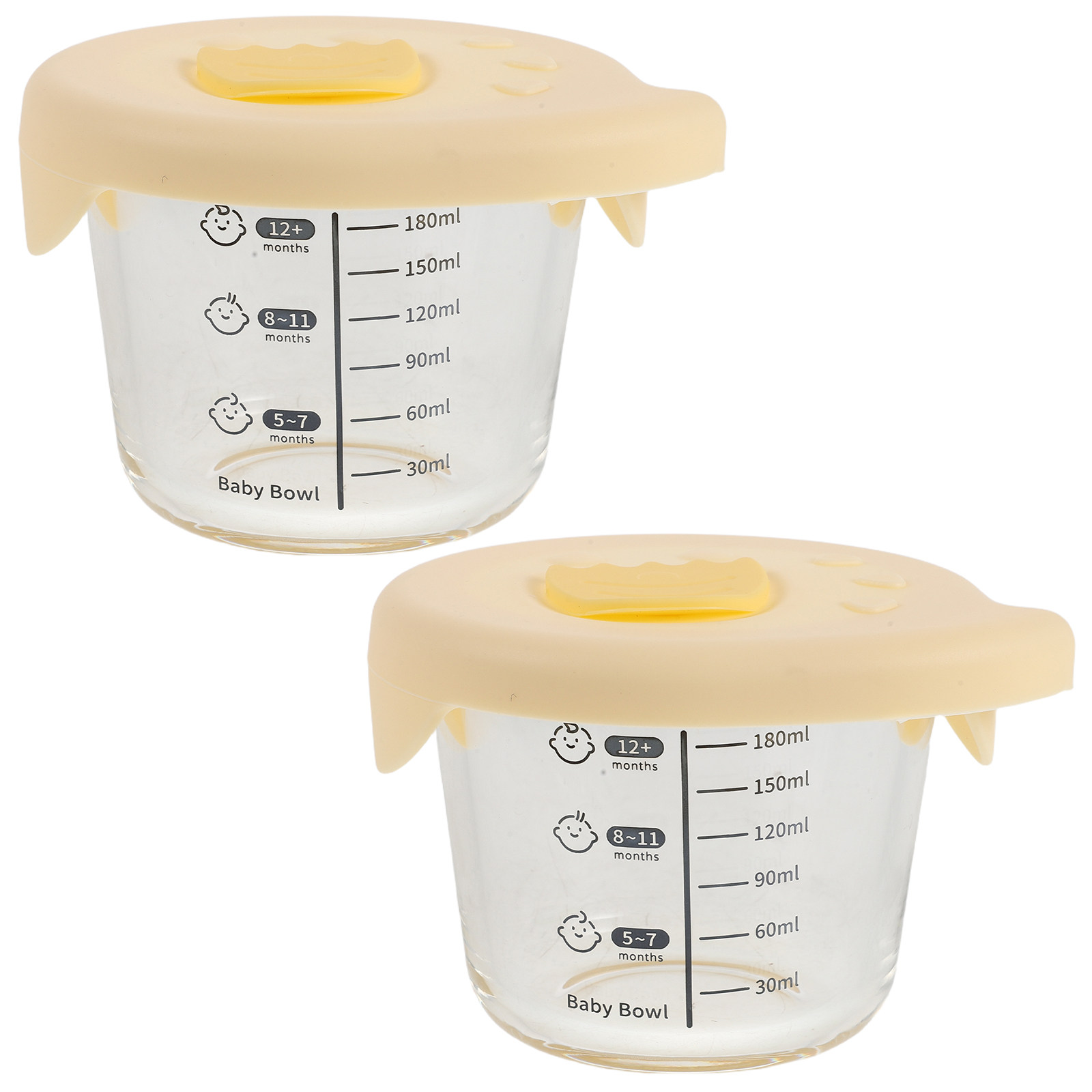 Baby Food Storage Jar - Recipientes de vidrio para almacenamiento de