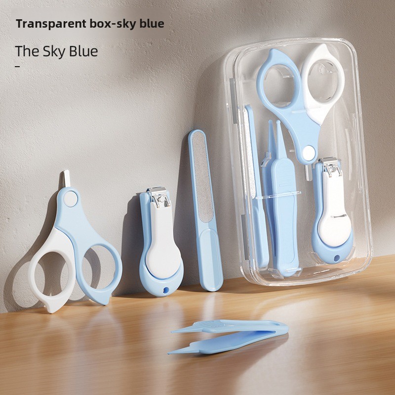 Baby Products Essential - Juego de cortaúñas antiadherente para el