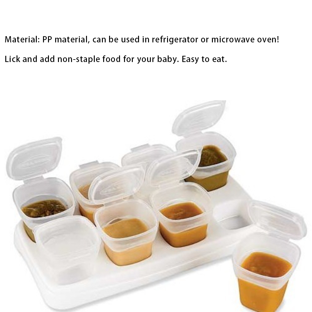 Baby Food Storage Jar - A84F-Botellas para comida de bebé, recipientes