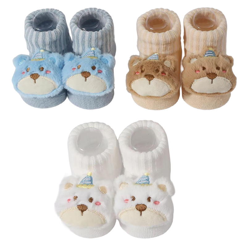 Baby Products Essential - 3 par/set de calcetines para bebés,