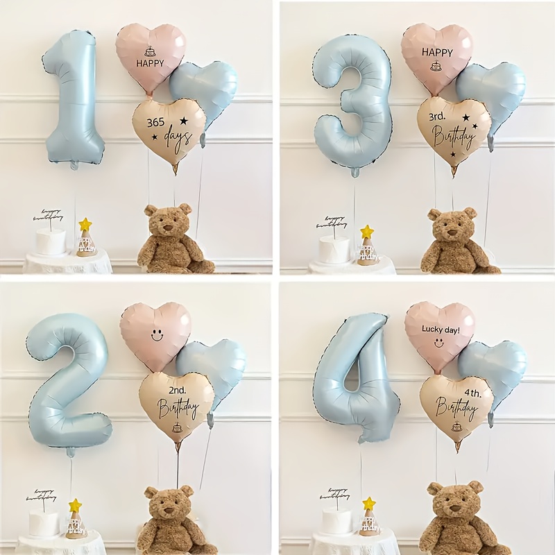 Baby Products Lotion - 4 Uds. Globos de cumpleaños con