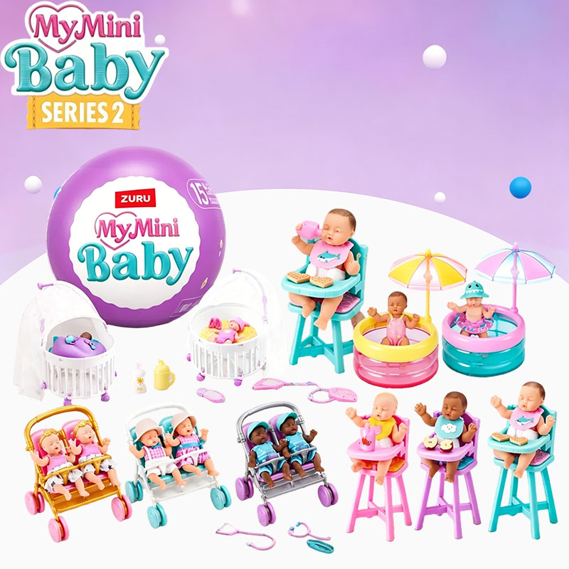 Serie Mini Baby de ZURU, Caja  - Baby Products Brands reseña y precio