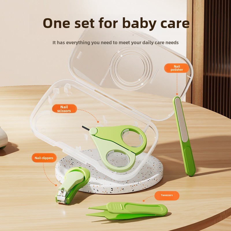 Juego de cortaúñas antiadheren - Baby Products Essential reseña y precio