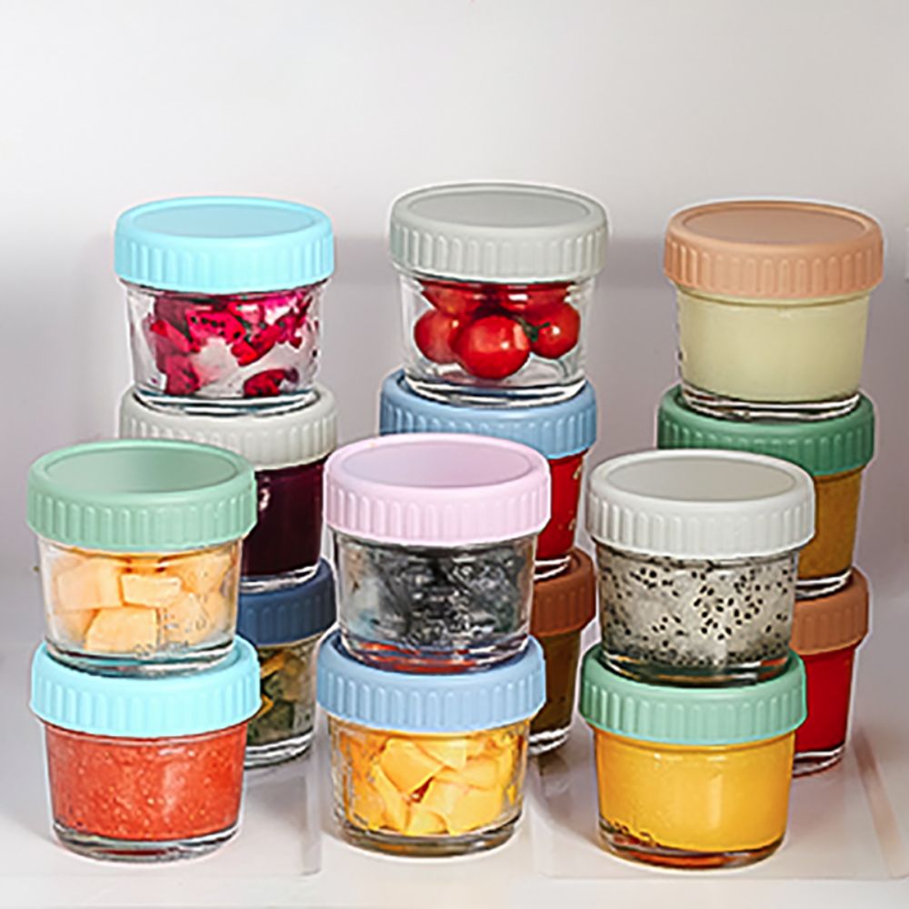 Juego de 6 Frascos de Vidrio p - Baby Food Storage Jar reseña y precio