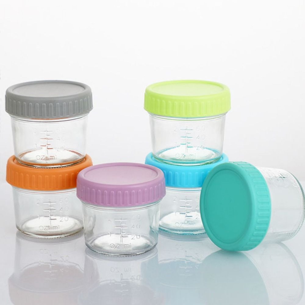 Juego de 6 Frascos de Vidrio p - Baby Food Storage Jar reseña y precio