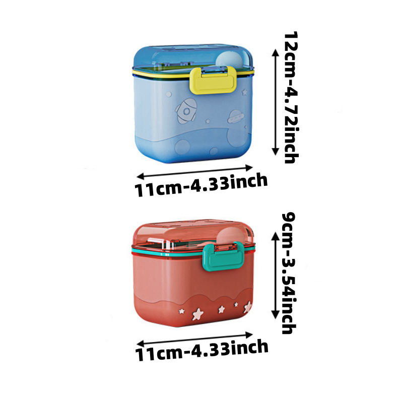Caja de leche en polvo con coh - Baby Food Storage Jar reseña y precio
