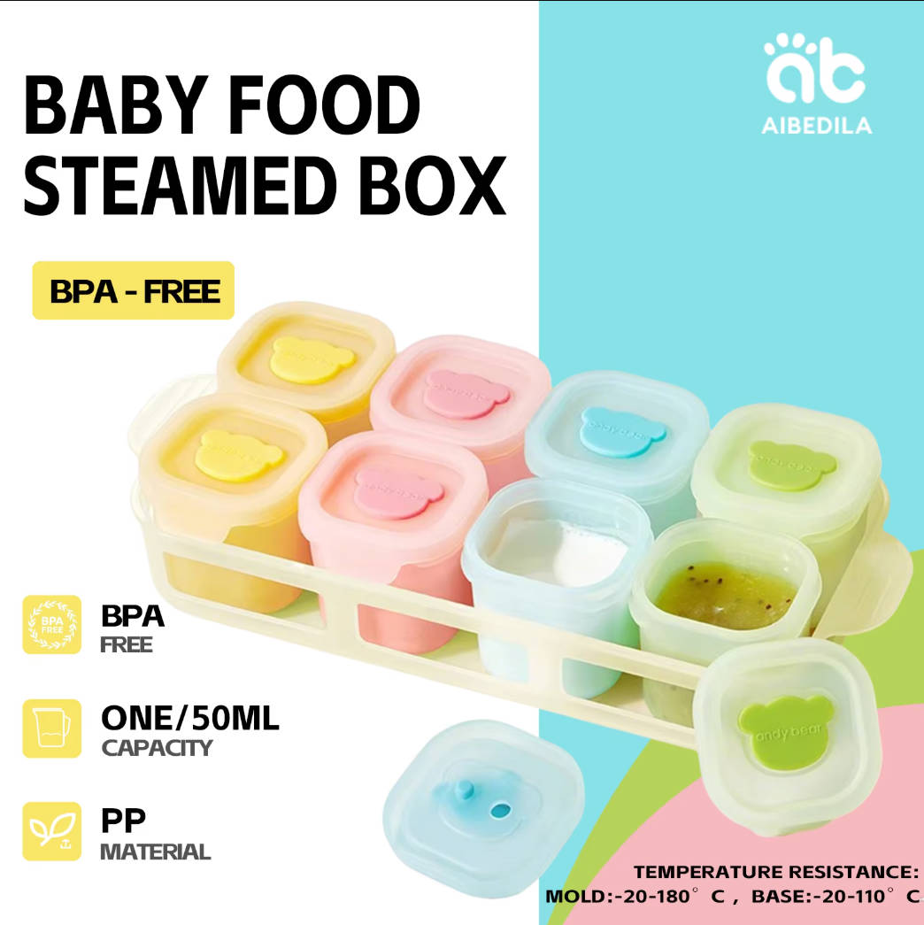 AIBEDILA Bandeja de silicona p - Baby Food Storage Jar reseña y precio