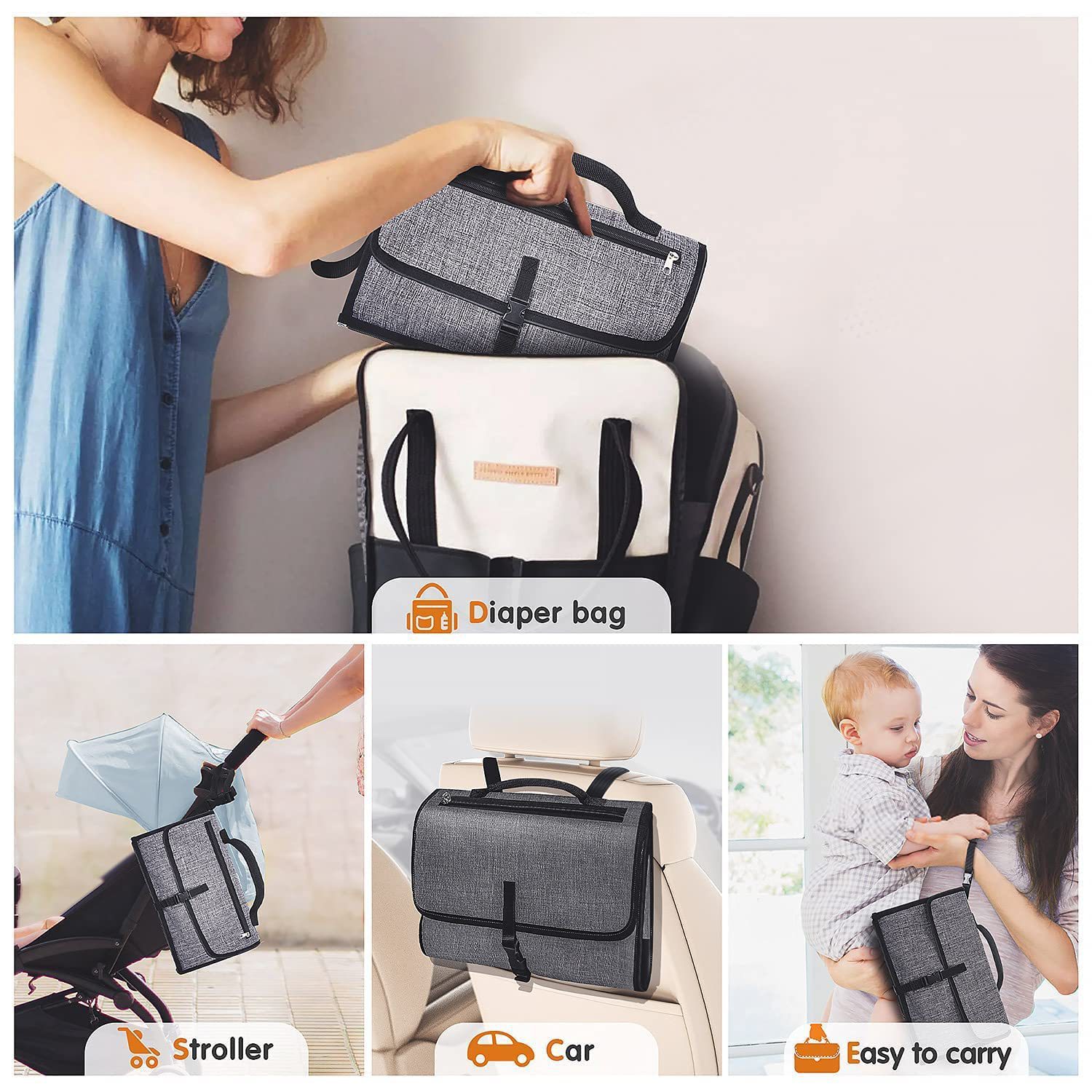 Cambiador de Pañales Plegable  - Diaper Changing Mat reseña y precio